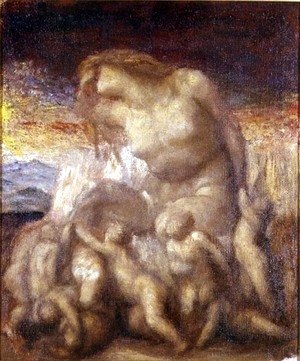 George Frederick Watts - Study for 'Evolution'