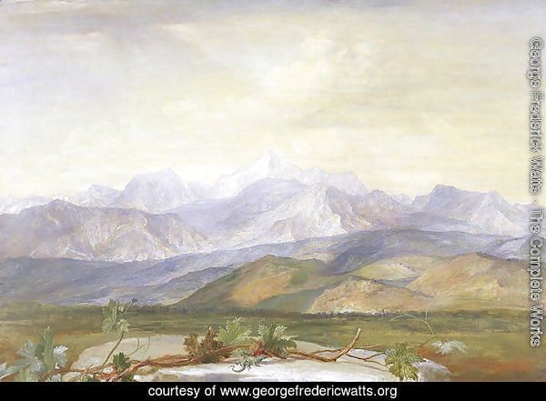 The Carrara Mountains, c.1876-80