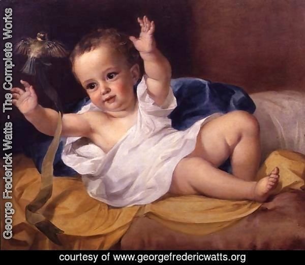 Gerald Hamilton as an infant, 1839