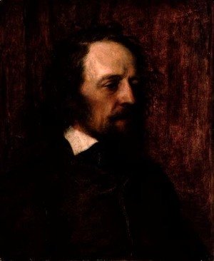 George Frederick Watts - Alfred, Lord Tennyson (1809-92) 1858