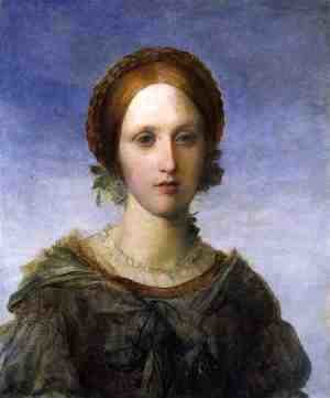 George Frederick Watts - 'Isabella', a Portrait of Miss Arabella Prescott, 1857