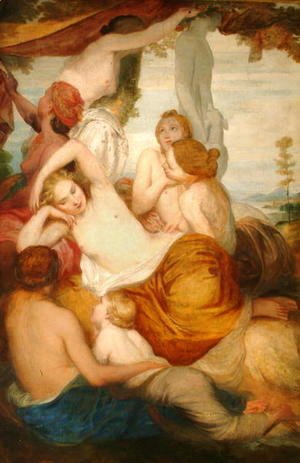 George Frederick Watts - Diana's Nymphs, 1846