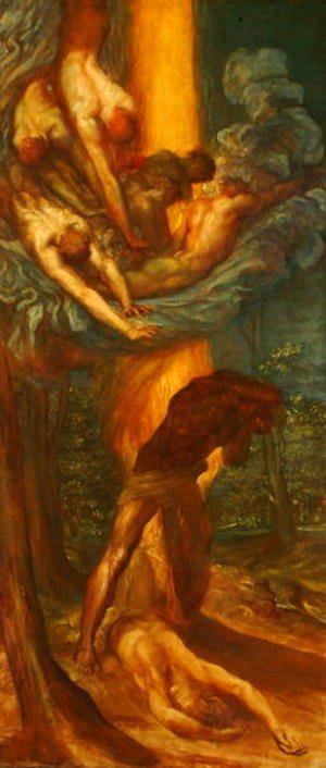 George Frederick Watts - The Denunciation of Cain, c.1872