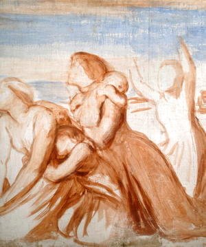 George Frederick Watts - Study for fresco of Coriolanus for Bowood House, c.1860 2