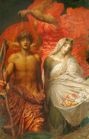 George Frederick Watts - Time, Death and Judgement, 1884