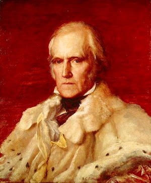 George Frederick Watts - Portrait of Stratford Canning (1786-1880), Viscount Stratford de Redcliffe (1856-7)
