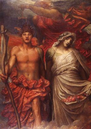 George Frederick Watts - Time, Death and Judgement