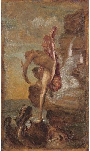 George Frederick Watts - Perseus and Andromeda a sketch