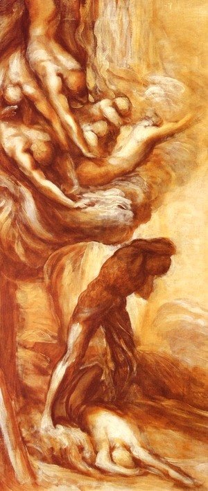 George Frederick Watts - The Denunciation Of Cain
