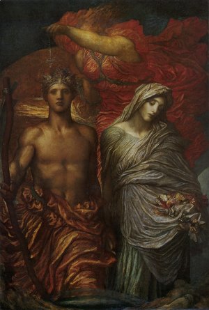George Frederick Watts - Time  Death And Judgement