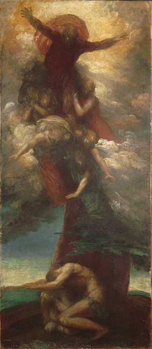 George Frederick Watts - The Denunciation Of Adam And Eve