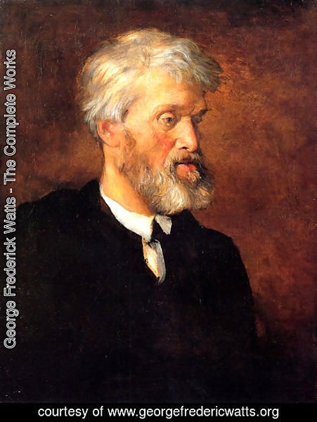 George Frederick Watts - Portrait Of Thomas Carlyle