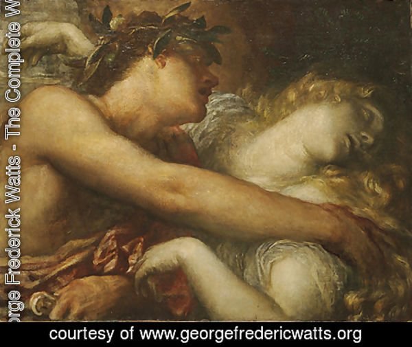 George Frederick Watts - Orpheus And Eurydice Detail