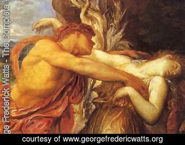 George Frederick Watts - Orpheus and Eurydice (detail)