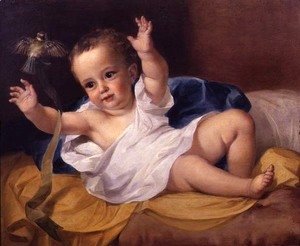 Gerald Hamilton as an infant, 1839