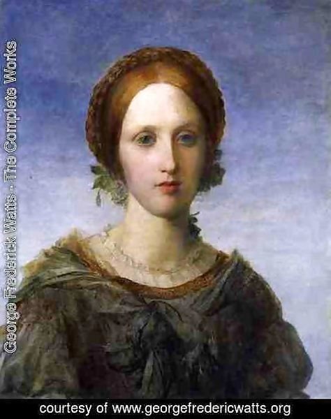 George Frederick Watts - 'Isabella', a Portrait of Miss Arabella Prescott, 1857