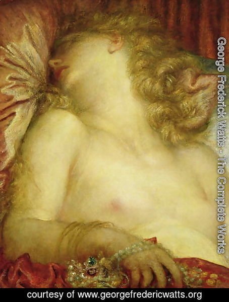 George Frederick Watts - The Wife of Plutus, c.1880-89