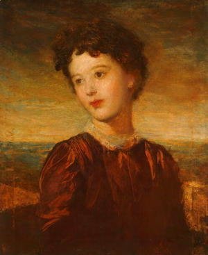 George Frederick Watts - Laura Gurney, Lady Troubridge, c.1880