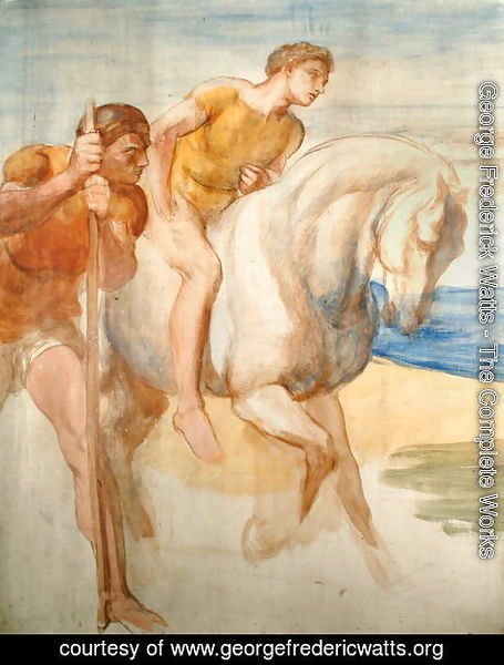 Study for fresco of Coriolanus for Bowood House, c.1860