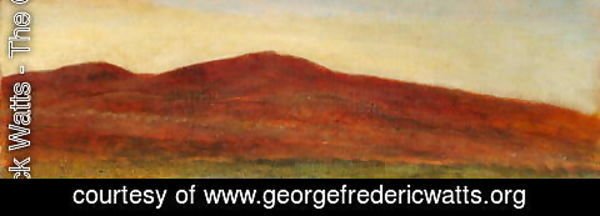 George Frederick Watts - Study of Moorland, Invernesshire, 1889