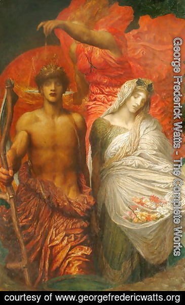 George Frederick Watts - Time, Death and Judgement, 1884