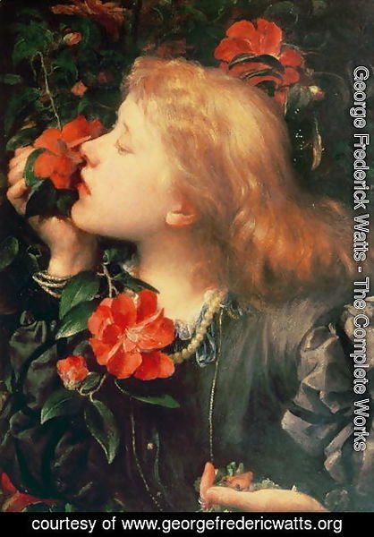 George Frederick Watts - Portrait of Dame Ellen Terry (1847-1928) c.1864