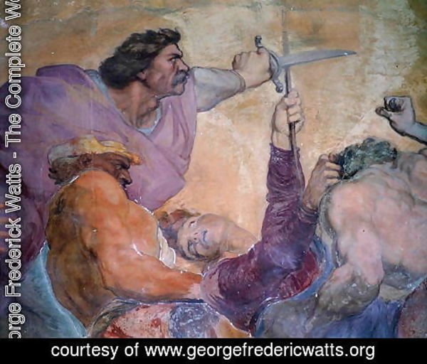 George Frederick Watts - Detail of Punishment of the Doctor, Villa Medicea di Careggi