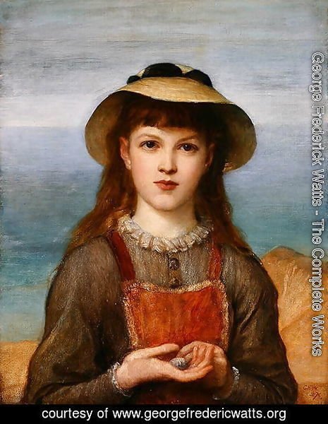 Study- Head of a Girl, 1876