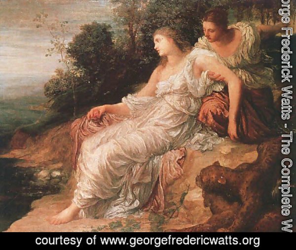 George Frederick Watts - Ariadne in Naxos, 1875