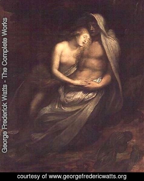George Frederick Watts - Paolo and Francesca, 1870
