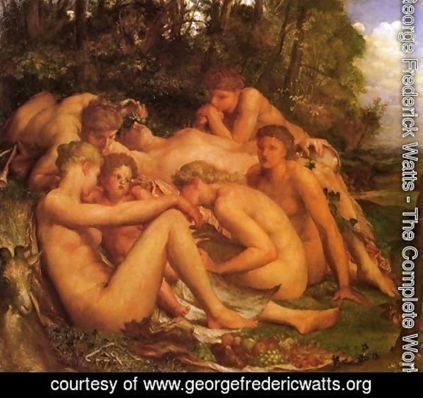 George Frederick Watts - The Infancy of Zeus