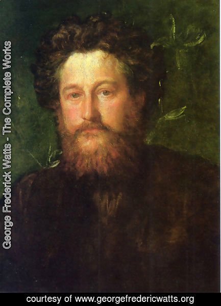 George Frederick Watts - Portrait of William Morris