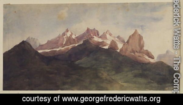 George Frederick Watts - Alpine Landscape