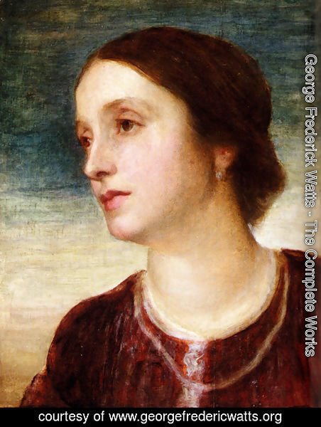 George Frederick Watts - Portrait Of The Countess Somers